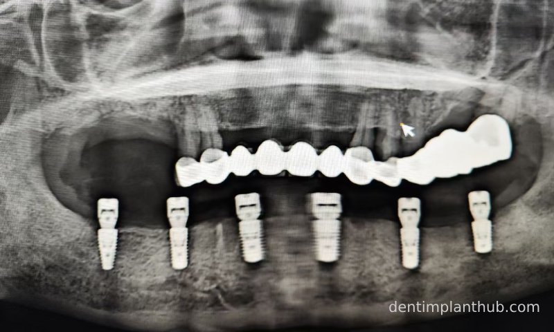 Case 3: Full mouth all-on-6 in a patient with severe periodontal disease